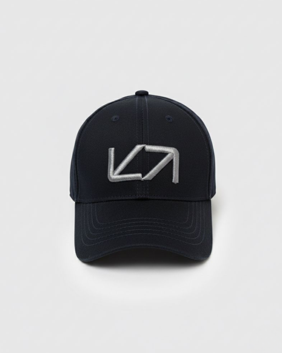 VYBE cap in Oceano – deep blue performance cap with minimalist VYBE logo