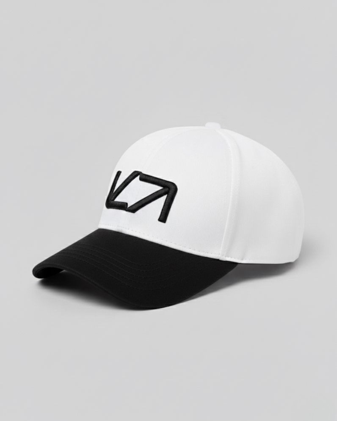 VYBE cap in Shvet – crisp white premium unisex cap for active lifestyle